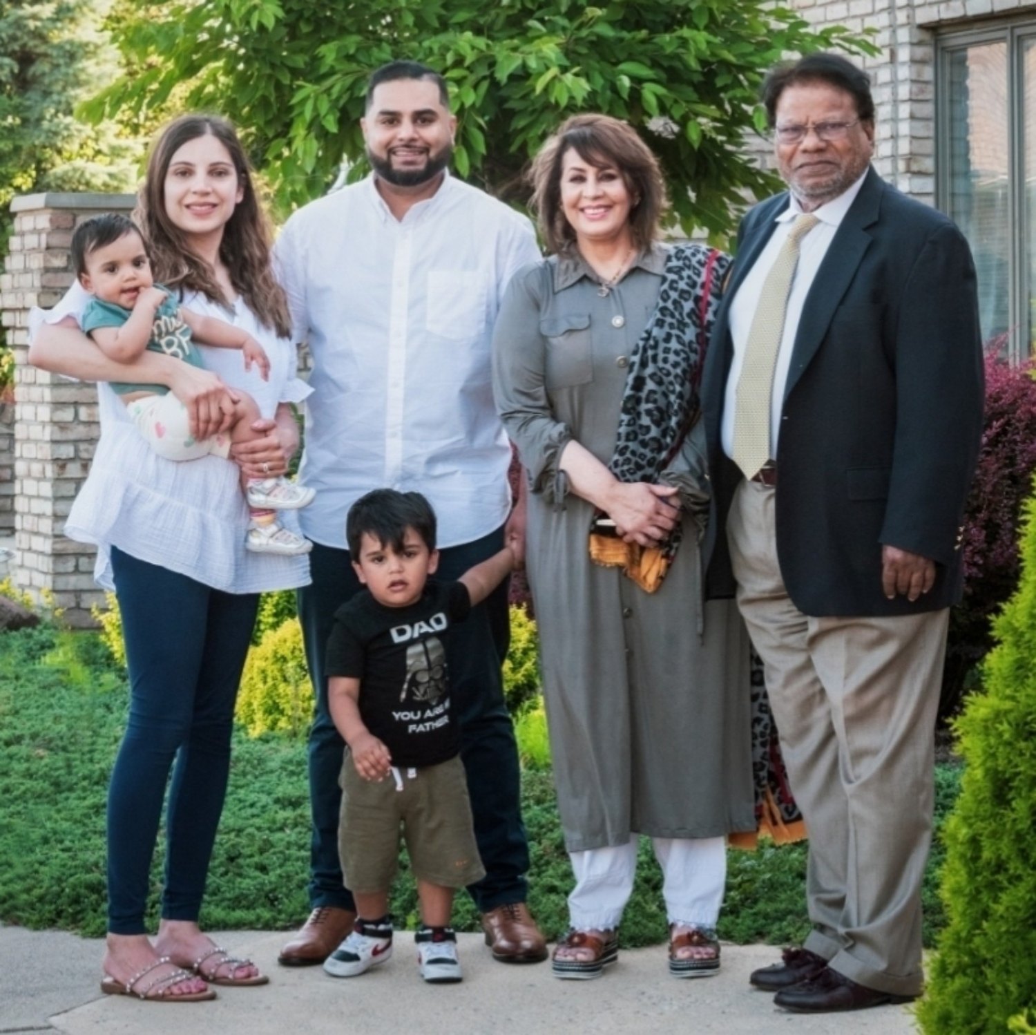 Baig family legacy portrait outdoors